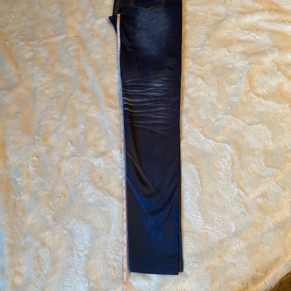 2/$40 Cherokee Leggings Blue Faux Jean-look Girls Size L - Picture 7 of 11